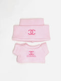 LABUBU Clothes Chanel Pink Vest Crewneck Outfit