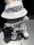 LABUBU Clothes White Prada T-shirt