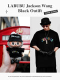 LABUBU Clothes Jackson Wang Black Outift