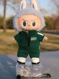 LABUBU Clothes The Participant of Squid Game Green Outfit