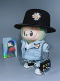 LABUBU Clothes G-Dragon Blue Daisy Suit Outfit