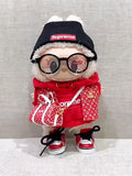 LABUBU Clothes LV Red Chic Explorer