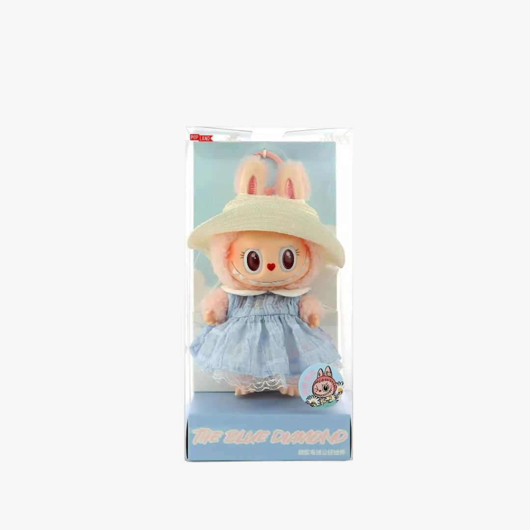 Labubu The Blue Diamon Summer Party Vinyl Plush Doll Pendant