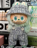 LABUBU Cowboy Hat & Overalls Outfit