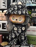LABUBU Cowboy Hat & Overalls Outfit