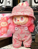 LABUBU Cowboy Hat & Overalls Outfit