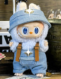 LABUBU Bucket Hat & Overalls Outfit