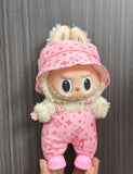LABUBU Bucket Hat & Overalls Outfit