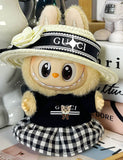 LABUBU Hat T-shirt Skirt Set Outfit