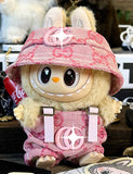 LABUBU Bucket Hat & Overalls Outfit