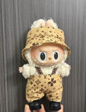 LABUBU Bucket Hat & Overalls Outfit