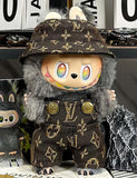 LABUBU Cowboy Hat & Overalls Outfit