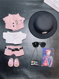 LABUBU Clothes G-Dragon Pink Daisy Suit Outfit