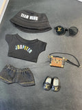 LABUBU Clothes Jackson Wang Black Outift