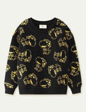 Dinosaur Printed Sweater